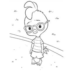Раскраска: Маленький Цыпленок (Цыпленок Маленький) (Анимационные фильмы) #72638 - Бесплатные раскраски для печати