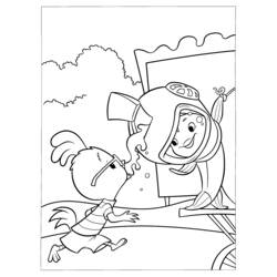 Раскраска: Маленький Цыпленок (Цыпленок Маленький) (Анимационные фильмы) #72685 - Бесплатные раскраски для печати