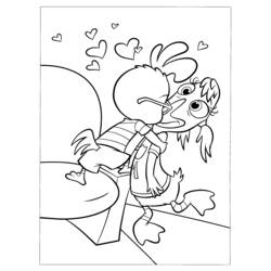 Раскраска: Маленький Цыпленок (Цыпленок Маленький) (Анимационные фильмы) #72745 - Бесплатные раскраски для печати