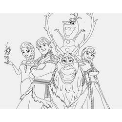Раскраска: Снежная королева (Анимационные фильмы) #71664 - Бесплатные раскраски для печати
