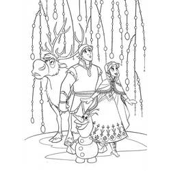 Раскраска: Снежная королева (Анимационные фильмы) #71705 - Бесплатные раскраски для печати