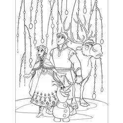 Раскраска: Снежная королева (Анимационные фильмы) #71710 - Бесплатные раскраски для печати