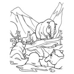 Раскраска: Ледниковый период (Анимационные фильмы) #71638 - Бесплатные раскраски для печати