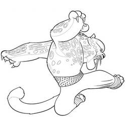Раскраска: Кунг-фу панда (Анимационные фильмы) #73397 - Бесплатные раскраски для печати