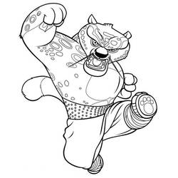 Раскраска: Кунг-фу панда (Анимационные фильмы) #73482 - Бесплатные раскраски для печати