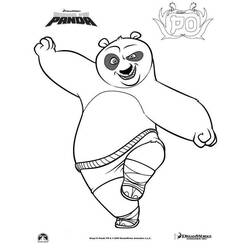 Раскраска: Кунг-фу панда (Анимационные фильмы) #73519 - Бесплатные раскраски для печати