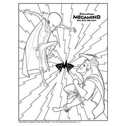 Раскраска: Мегамозг (Анимационные фильмы) #46514 - Бесплатные раскраски для печати