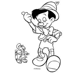 Раскраска: Пиноккио (Анимационные фильмы) #132259 - Бесплатные раскраски для печати