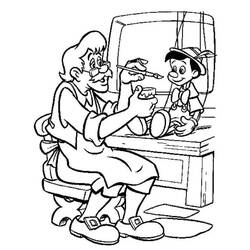 Раскраска: Пиноккио (Анимационные фильмы) #132271 - Бесплатные раскраски для печати
