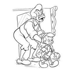 Раскраска: Пиноккио (Анимационные фильмы) #132287 - Бесплатные раскраски для печати
