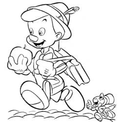 Раскраска: Пиноккио (Анимационные фильмы) #132294 - Бесплатные раскраски для печати