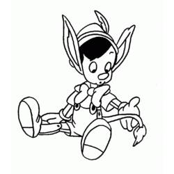 Раскраска: Пиноккио (Анимационные фильмы) #132299 - Бесплатные раскраски для печати