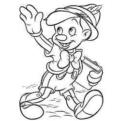 Раскраска: Пиноккио (Анимационные фильмы) #132304 - Бесплатные раскраски для печати