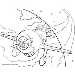 Раскраска: Самолеты (Самолеты) (Анимационные фильмы) #132698 - Бесплатные раскраски для печати