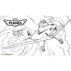 Раскраска: Самолеты (Самолеты) (Анимационные фильмы) #132773 - Бесплатные раскраски для печати