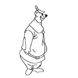 Раскраска: Робин Гуд (Анимационные фильмы) #133005 - Бесплатные раскраски для печати