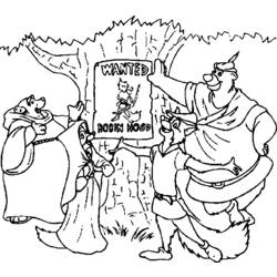 Раскраска: Робин Гуд (Анимационные фильмы) #133076 - Бесплатные раскраски для печати