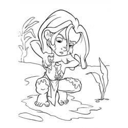 Раскраска: Тарзан (Анимационные фильмы) #131142 - Бесплатные раскраски для печати