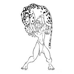 Раскраска: Тарзан (Анимационные фильмы) #131204 - Бесплатные раскраски для печати