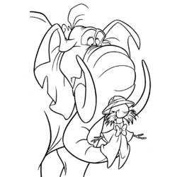 Раскраска: Тарзан (Анимационные фильмы) #131209 - Бесплатные раскраски для печати