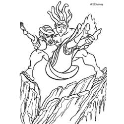 Раскраска: Тарзан (Анимационные фильмы) #131211 - Бесплатные раскраски для печати