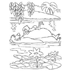 Раскраска: Книга джунглей (Анимационные фильмы) #130124 - Бесплатные раскраски для печати