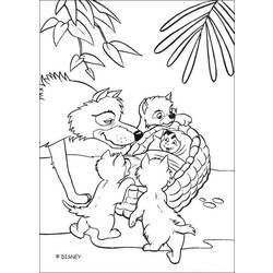 Раскраска: Книга джунглей (Анимационные фильмы) #130250 - Бесплатные раскраски для печати