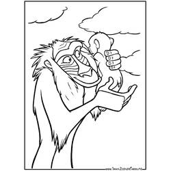 Раскраска: Король Лев (Анимационные фильмы) #73624 - Бесплатные раскраски для печати