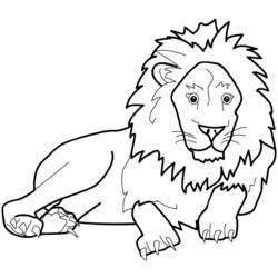 Раскраска: Король Лев (Анимационные фильмы) #73679 - Бесплатные раскраски для печати
