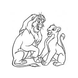 Раскраска: Король Лев (Анимационные фильмы) #73778 - Бесплатные раскраски для печати