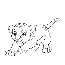 Раскраска: Король Лев (Анимационные фильмы) #73828 - Бесплатные раскраски для печати