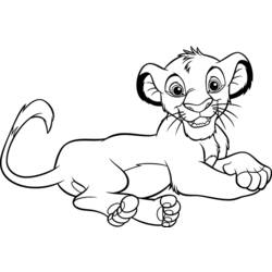 Раскраска: Король Лев (Анимационные фильмы) #73894 - Бесплатные раскраски для печати