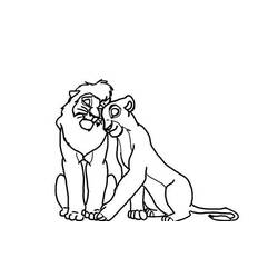 Раскраска: Король Лев (Анимационные фильмы) #73910 - Бесплатные раскраски для печати