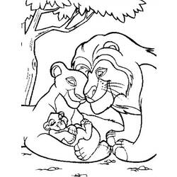 Раскраска: Король Лев (Анимационные фильмы) #74004 - Бесплатные раскраски для печати