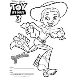 Раскраска: История игрушек (Анимационные фильмы) #72438 - Бесплатные раскраски для печати