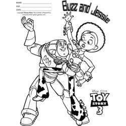 Раскраска: История игрушек (Анимационные фильмы) #72617 - Бесплатные раскраски для печати