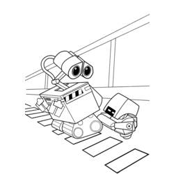 Раскраска: Wall-E (Анимационные фильмы) #132099 - Бесплатные раскраски для печати
