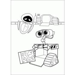 Раскраска: Wall-E (Анимационные фильмы) #132188 - Бесплатные раскраски для печати