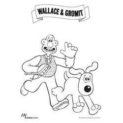 Раскраска: Уоллес и Громит (Анимационные фильмы) #133461 - Бесплатные раскраски для печати