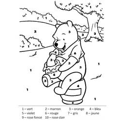 Раскраска: Винни-Пух (Анимационные фильмы) #28616 - Бесплатные раскраски для печати