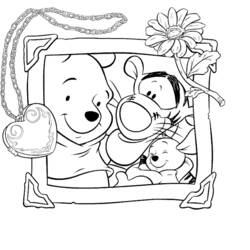 Раскраска: Винни-Пух (Анимационные фильмы) #28666 - Бесплатные раскраски для печати