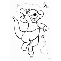 Раскраска: Винни-Пух (Анимационные фильмы) #28667 - Бесплатные раскраски для печати