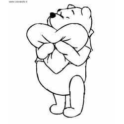 Раскраска: Винни-Пух (Анимационные фильмы) #28907 - Бесплатные раскраски для печати