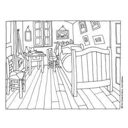 Раскраска: комната (Здания и Архитектура) #63451 - Бесплатные раскраски для печати