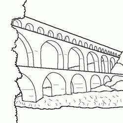 Раскраска: мост (Здания и Архитектура) #62839 - Бесплатные раскраски для печати