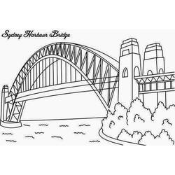Раскраска: мост (Здания и Архитектура) #62879 - Бесплатные раскраски для печати