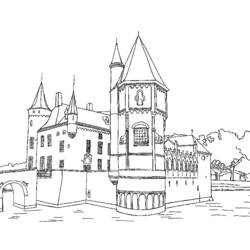 Раскраска: Замок (Здания и Архитектура) #62051 - Бесплатные раскраски для печати