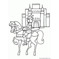 Раскраска: Замок (Здания и Архитектура) #62057 - Бесплатные раскраски для печати
