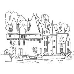 Раскраска: Замок (Здания и Архитектура) #62065 - Бесплатные раскраски для печати