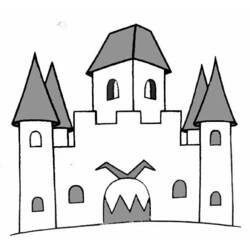 Раскраска: Замок (Здания и Архитектура) #62138 - Бесплатные раскраски для печати